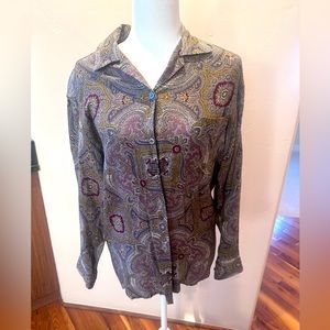Late 80s/early 90s paisley shirt
